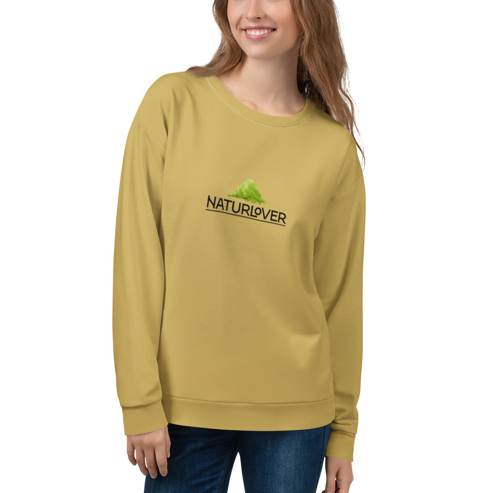 Recycling Pullover senfgelb