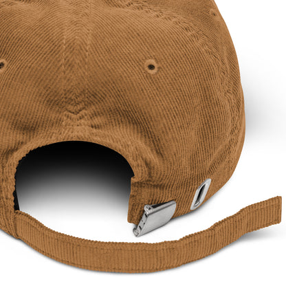 NaturLoVer baseball cap made of corduroy, camel + olive