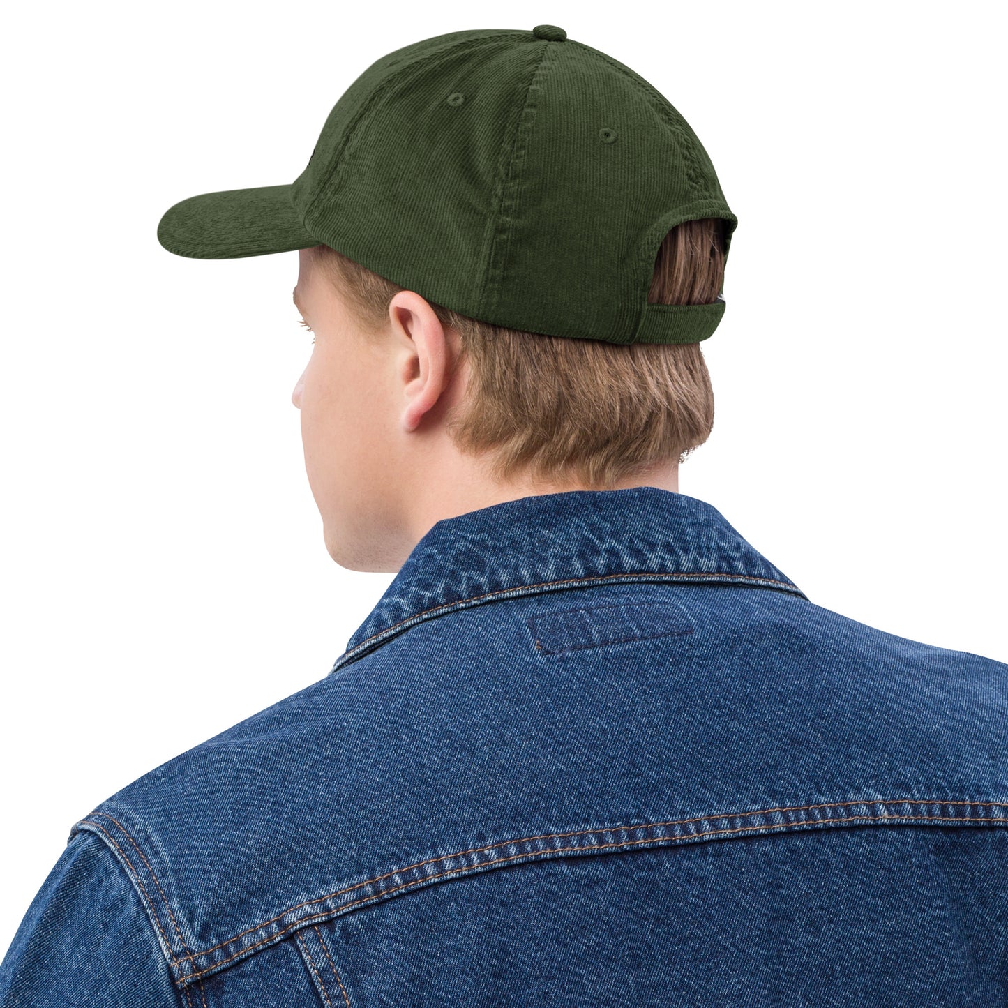 NATURE LOVER baseball cap made of corduroy, camel + olive