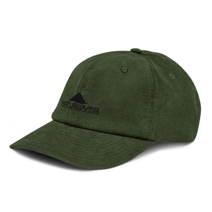 NaturLoVer baseball cap made of corduroy, camel + olive