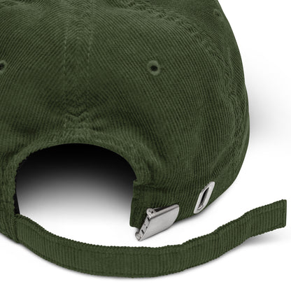 NATURE LOVER baseball cap made of corduroy, camel + olive