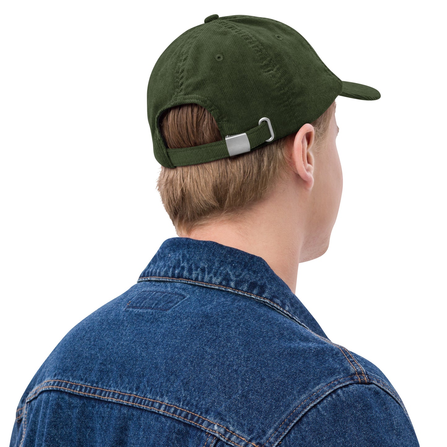 NATURE LOVER baseball cap made of corduroy, camel + olive