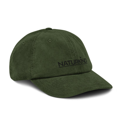 NATURKIND corduroy baseball cap, camel + olive