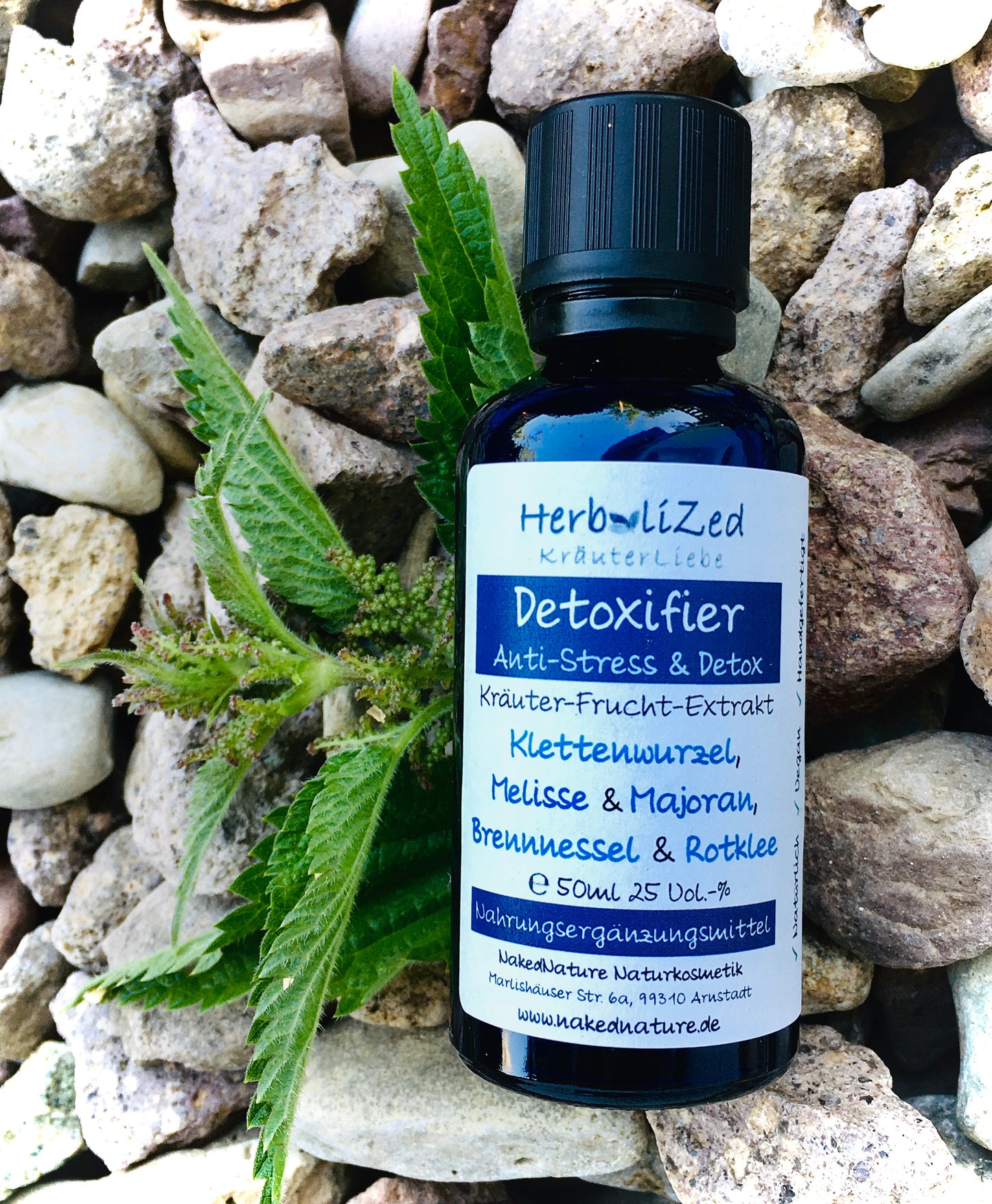 Herbalized Detoxifier Anti-Stress & Detox, Kräuterextrakt, 50ml