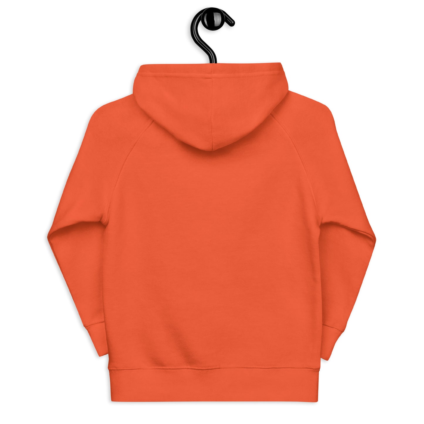 NATURKIND Eco Hoodie Kids, black + navy + fancy orange