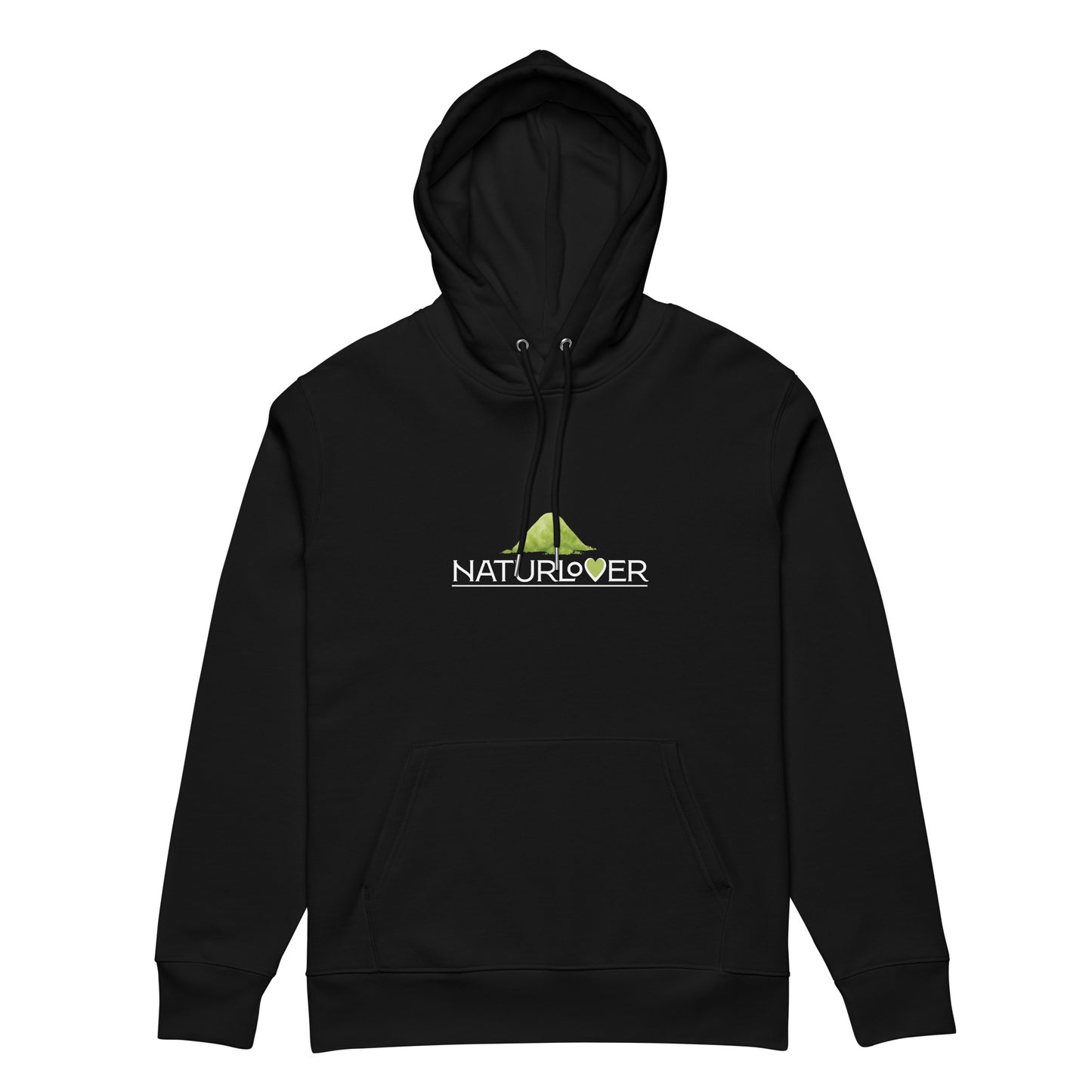 Bio Baumwoll Pulli Naturlover schwarz