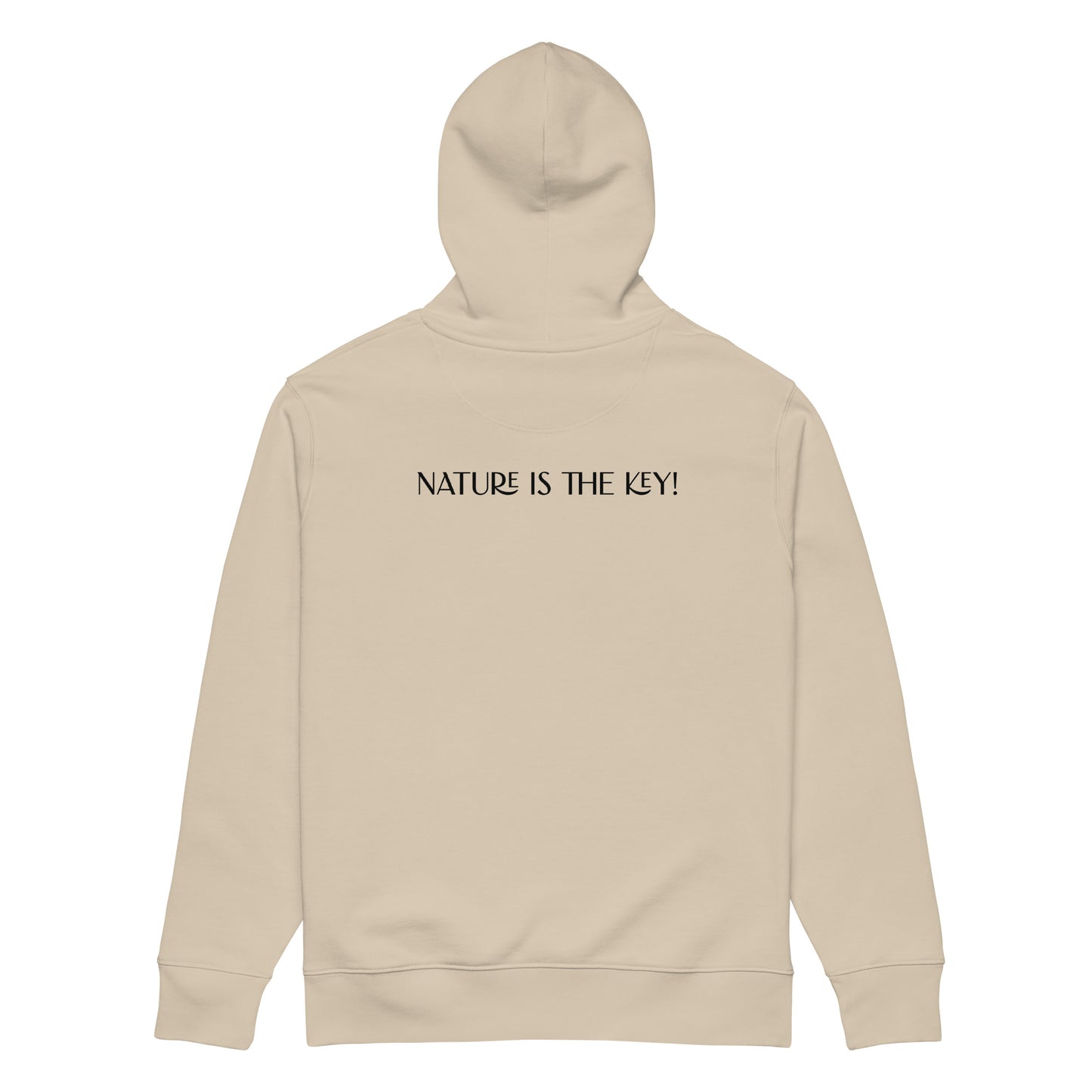 Bio Baumwoll Hoodie Kapuzenpullover beige