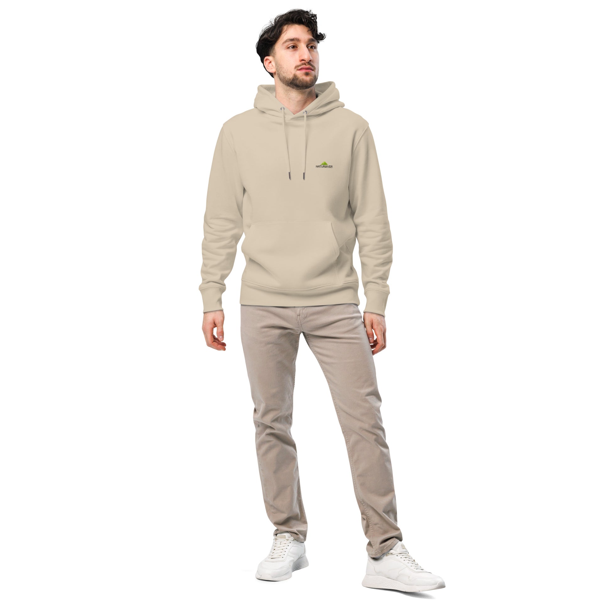 Bio Baumwoll Kapuzenpullover beige