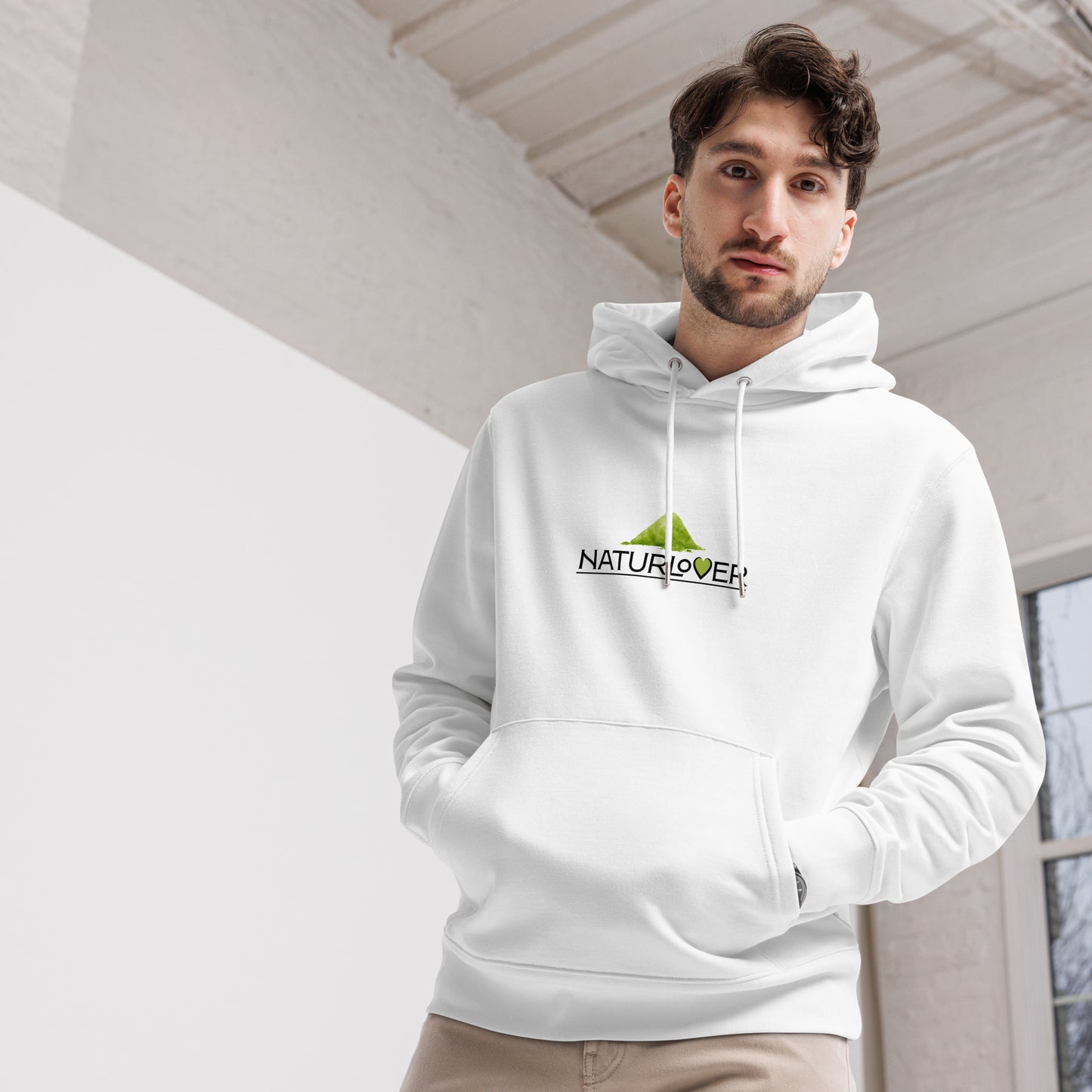 Bio Baumwoll Pulli Naturlover weiß