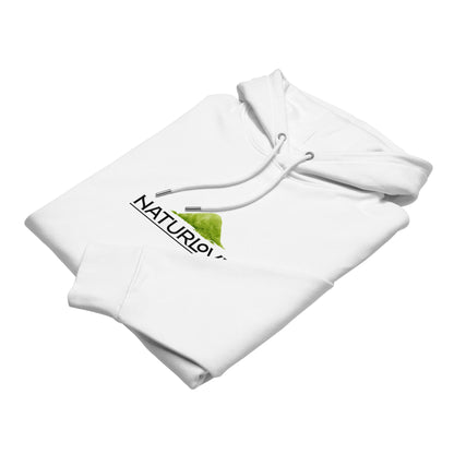 Bio Baumwoll Hoodie Kapuzenpullover weß