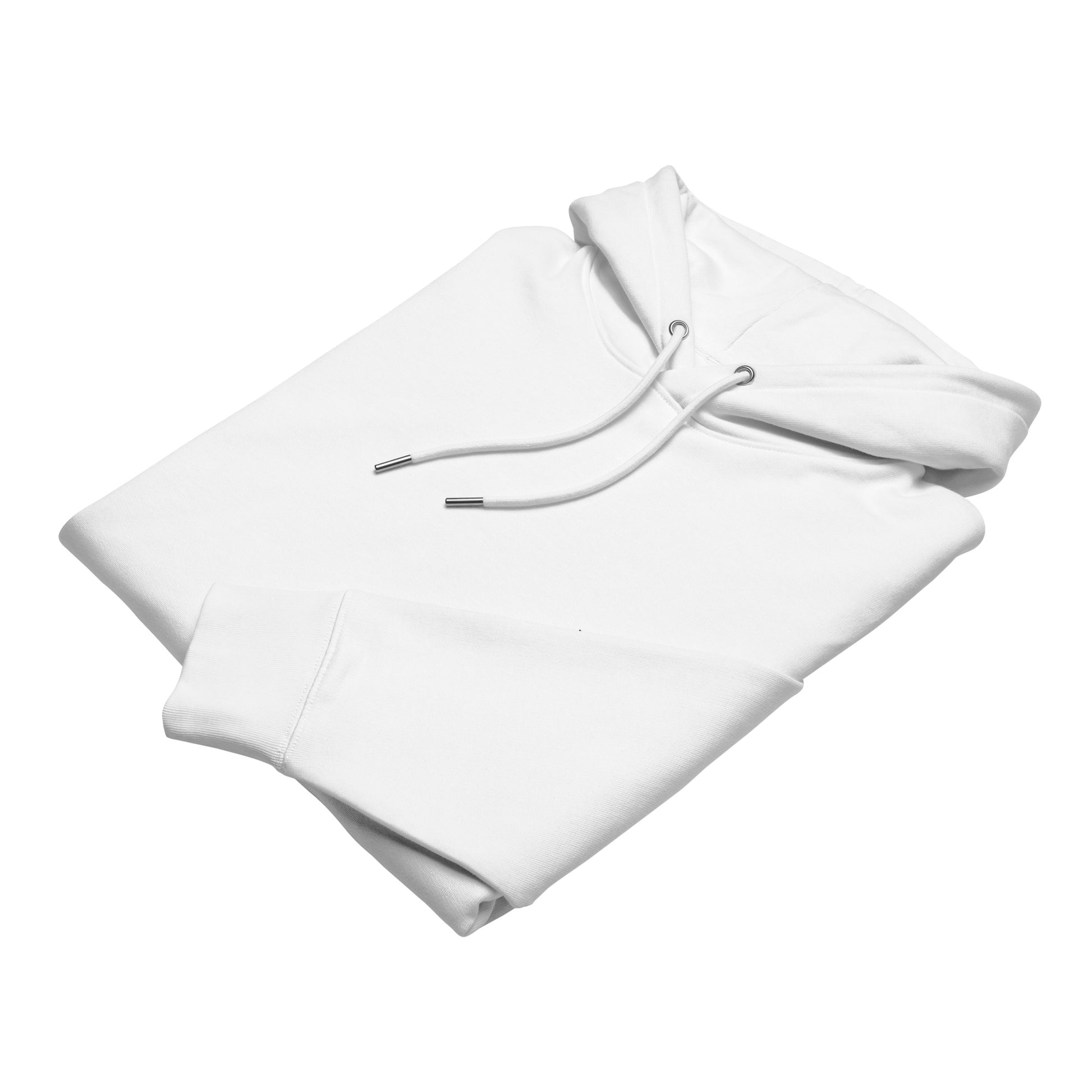 Bio Baumwoll Kapuzenpullover weiß