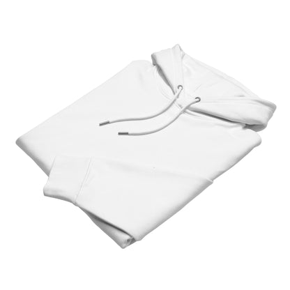 Bio Baumwoll Kapuzenpullover weiß