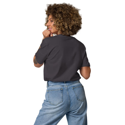 Bio Baumwoll shirt Herz grau