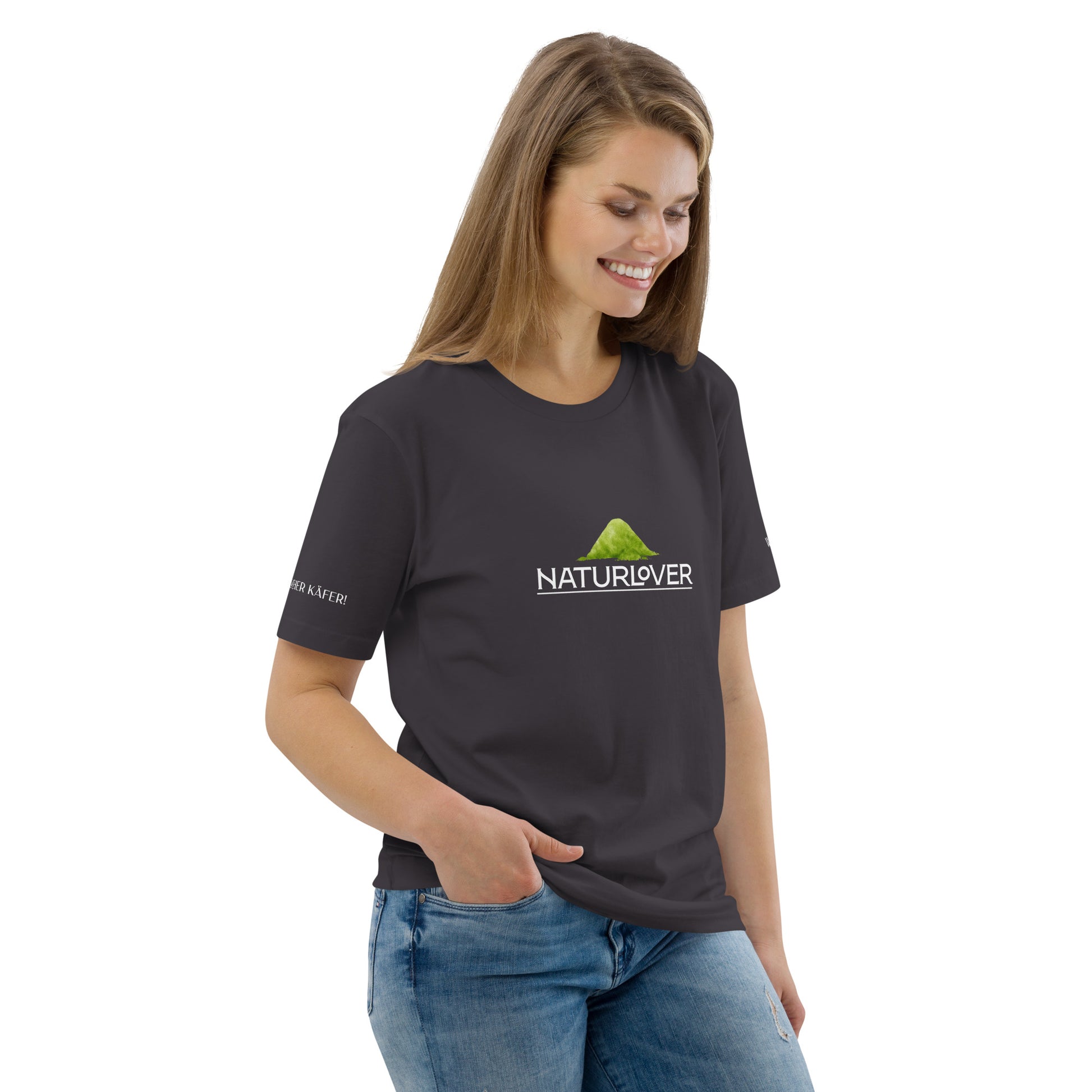 Recycling Shirt  Wald & Käfer grau