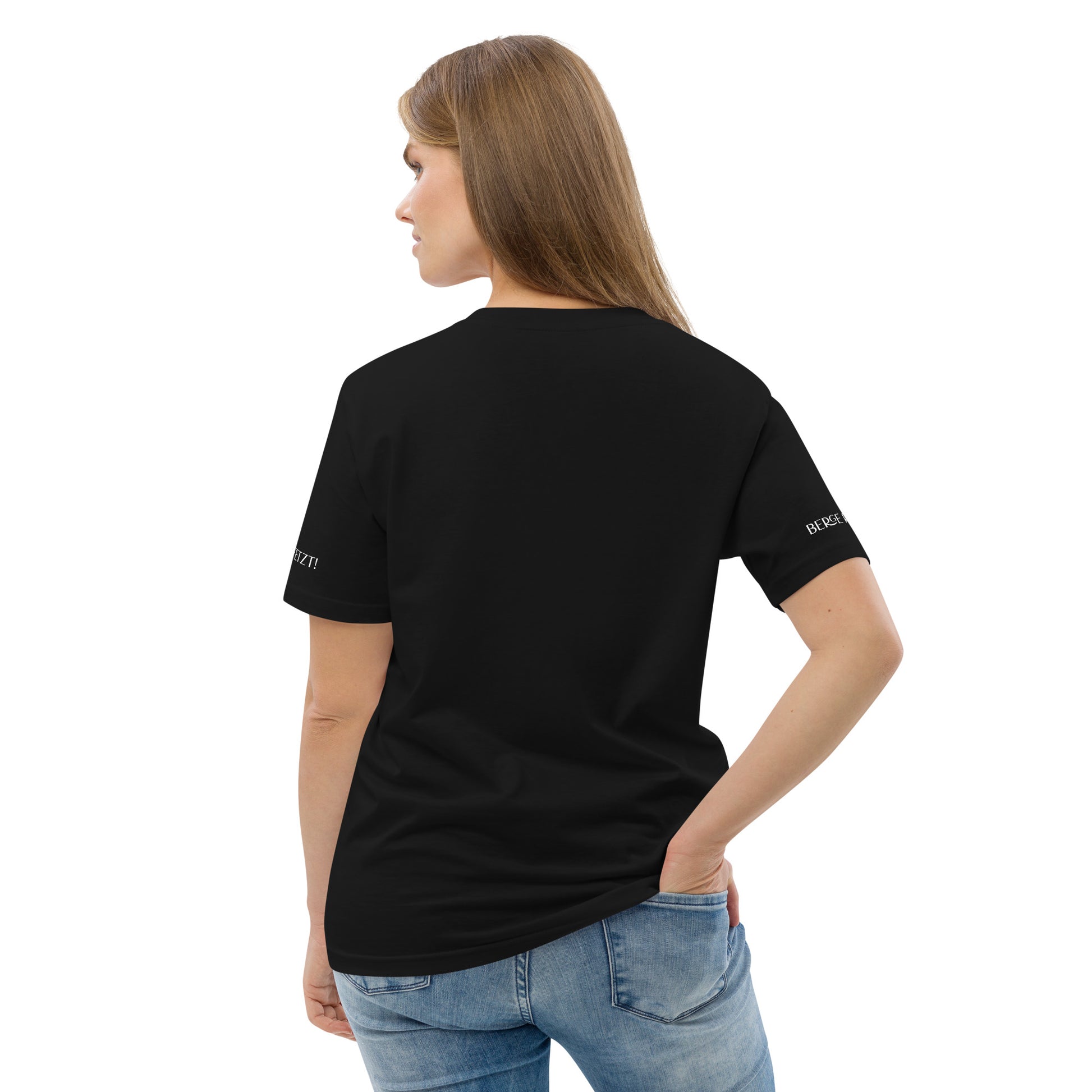 Bio Shirt Berge und Meer schwarz