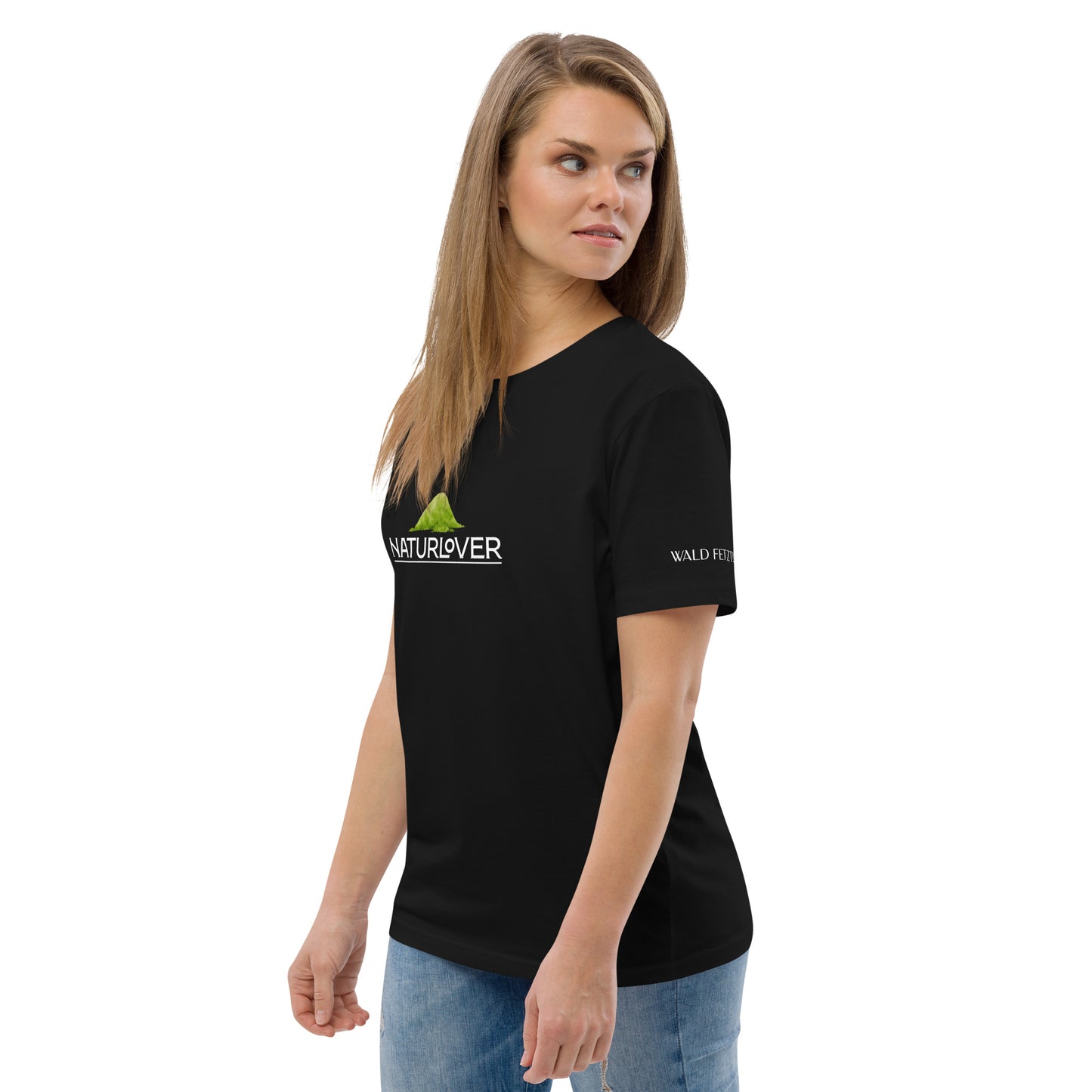 Recycling Shirt  Wald & Käfer schwarz