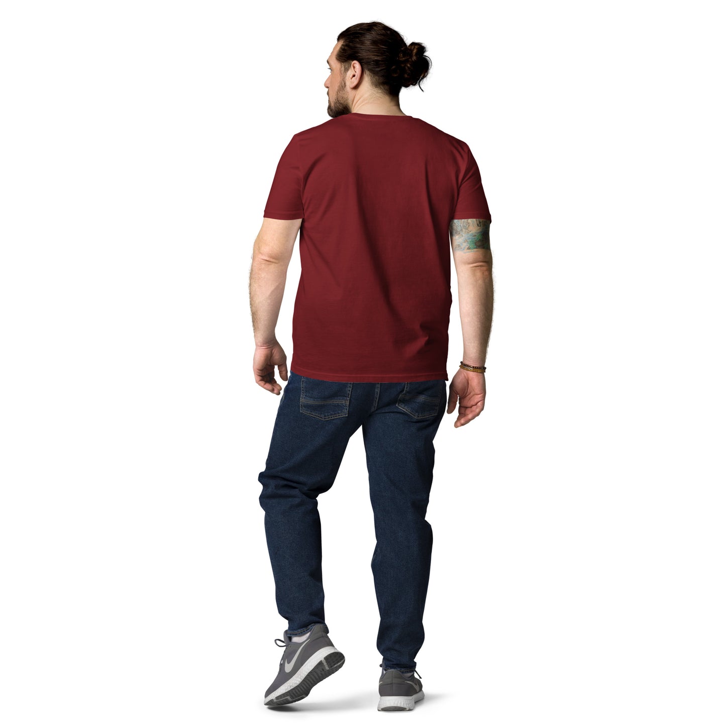 Bio Baumwoll Shirt weinrot
