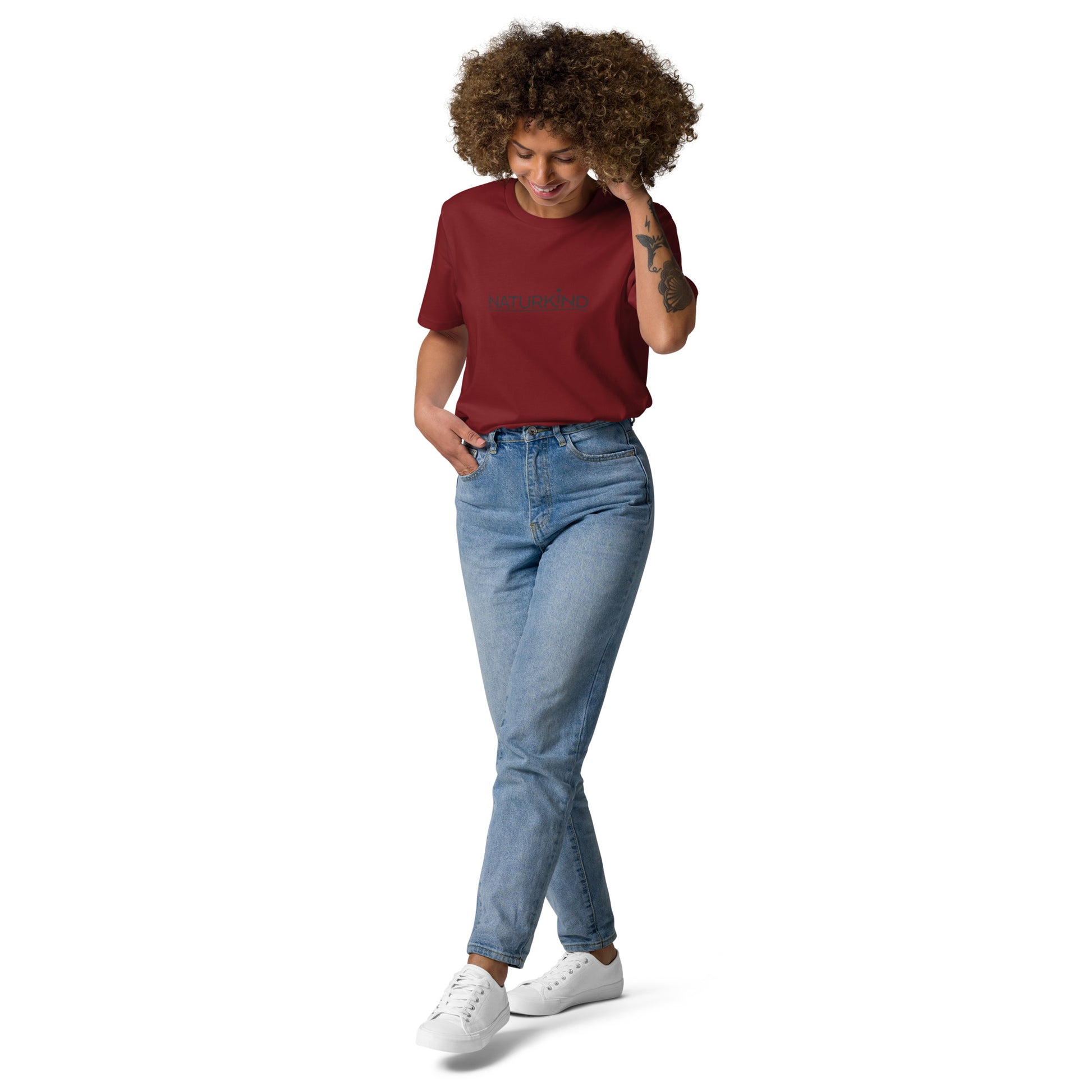 Bio Baumwolle Naturkind Shirt weinrot