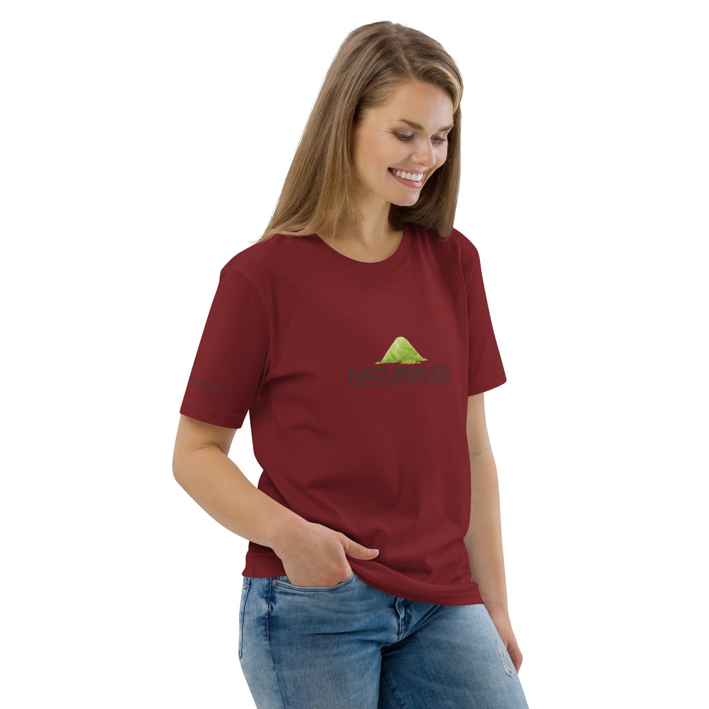 Recycling Shirt  Wald & Käfer weinrot