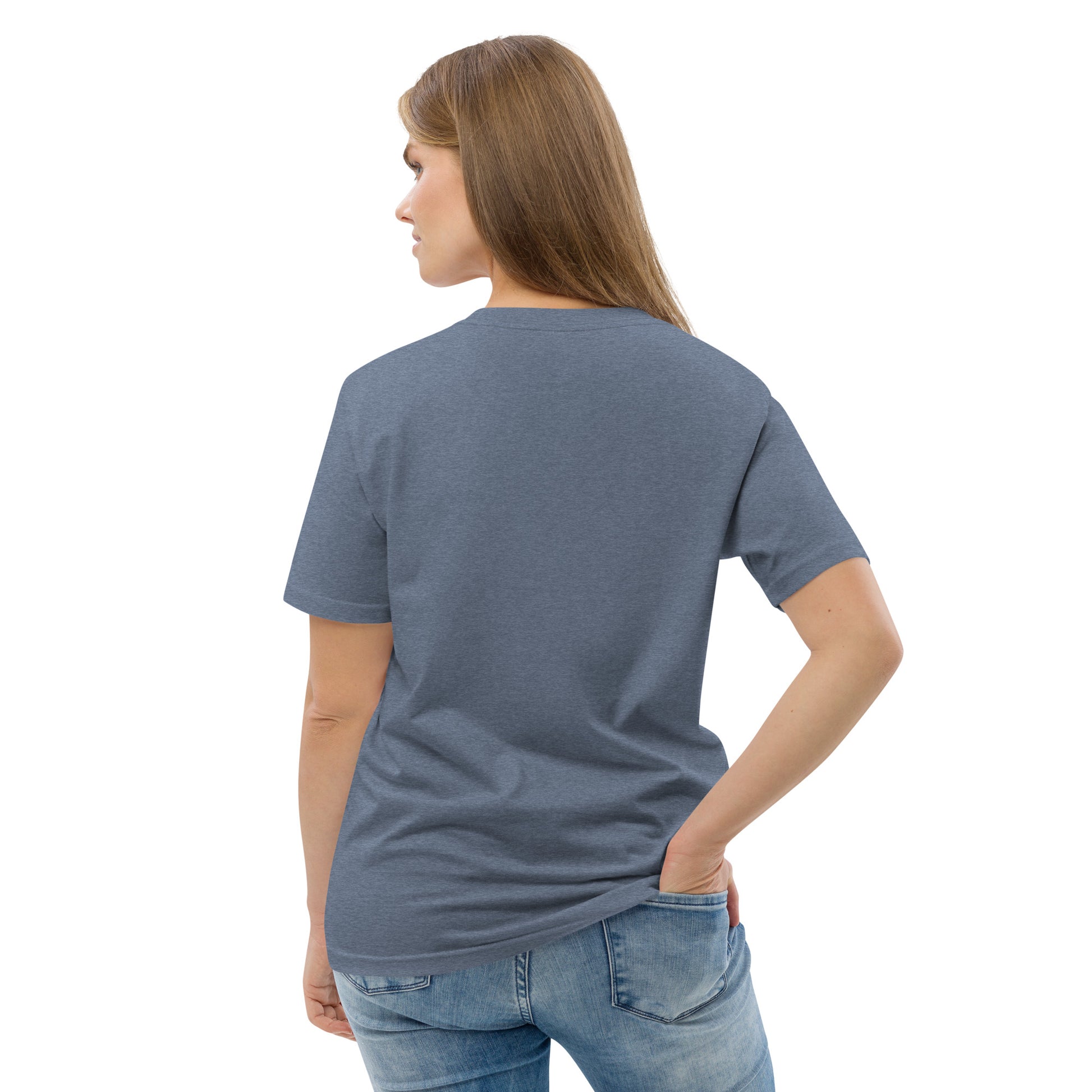 Bio Baumwolle Shirt Naturlover grau blau