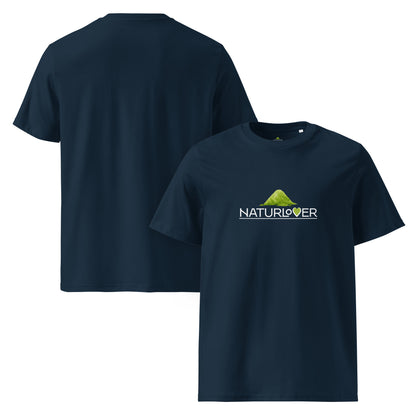 Bio Baumwoll shirt Herz blau