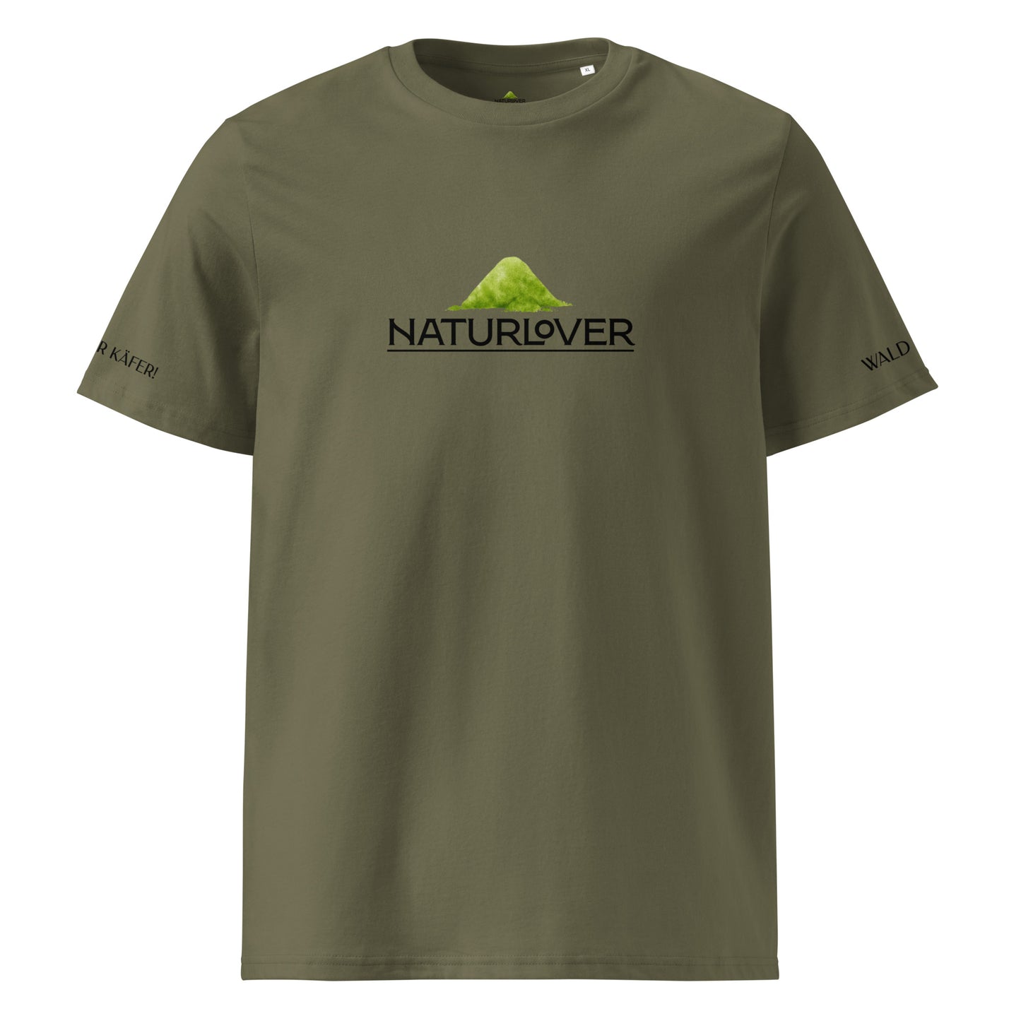 Recycling Shirt  Wald & Käfer grün olive