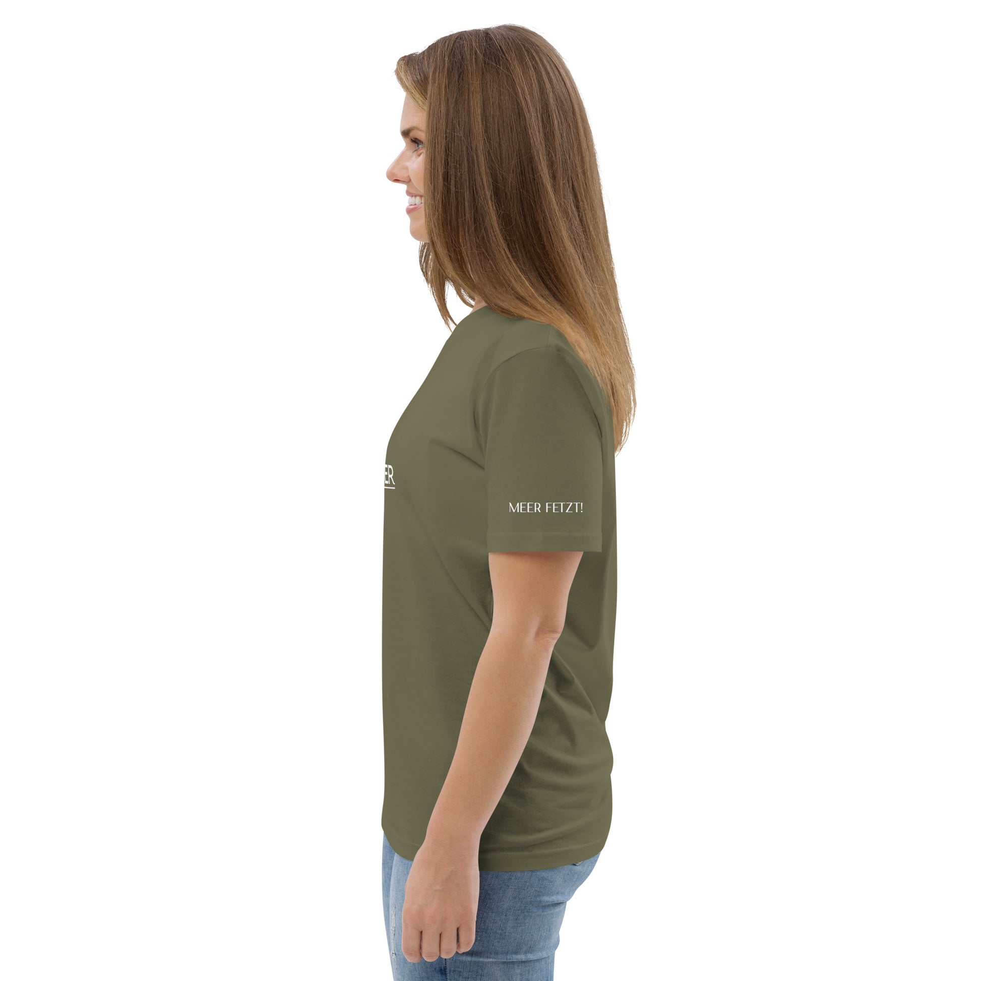 Bio Shirt Berge Meer grün olive