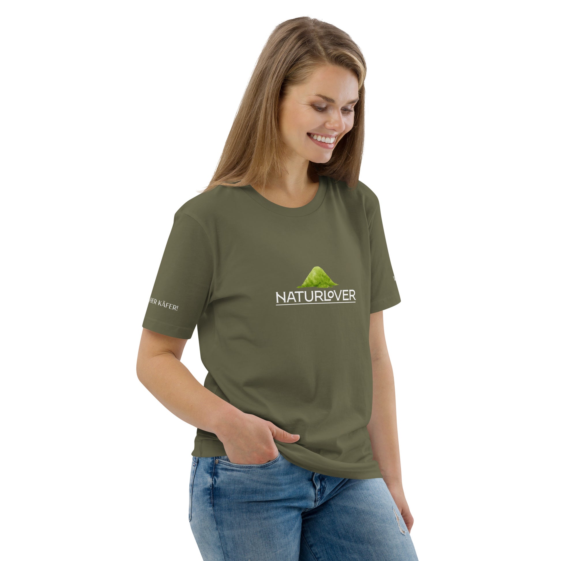 Recycling Shirt  Wald & Käfer grün olive