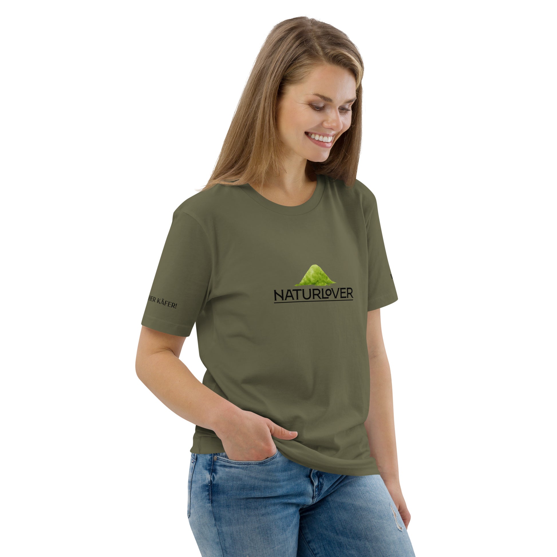 Recycling Shirt  Wald & Käfer grün olive
