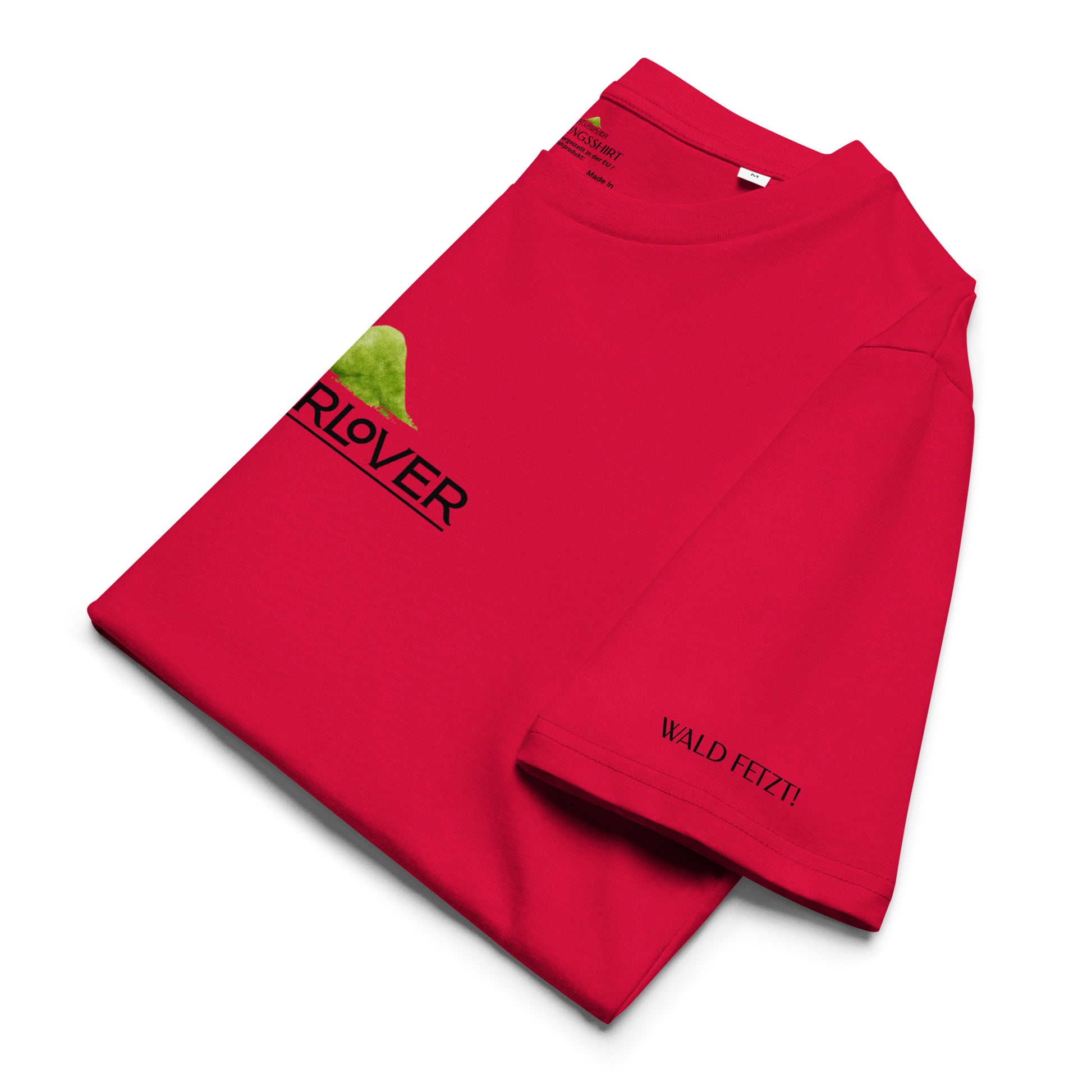 Recycling Shirt  Wald & Käfer rot