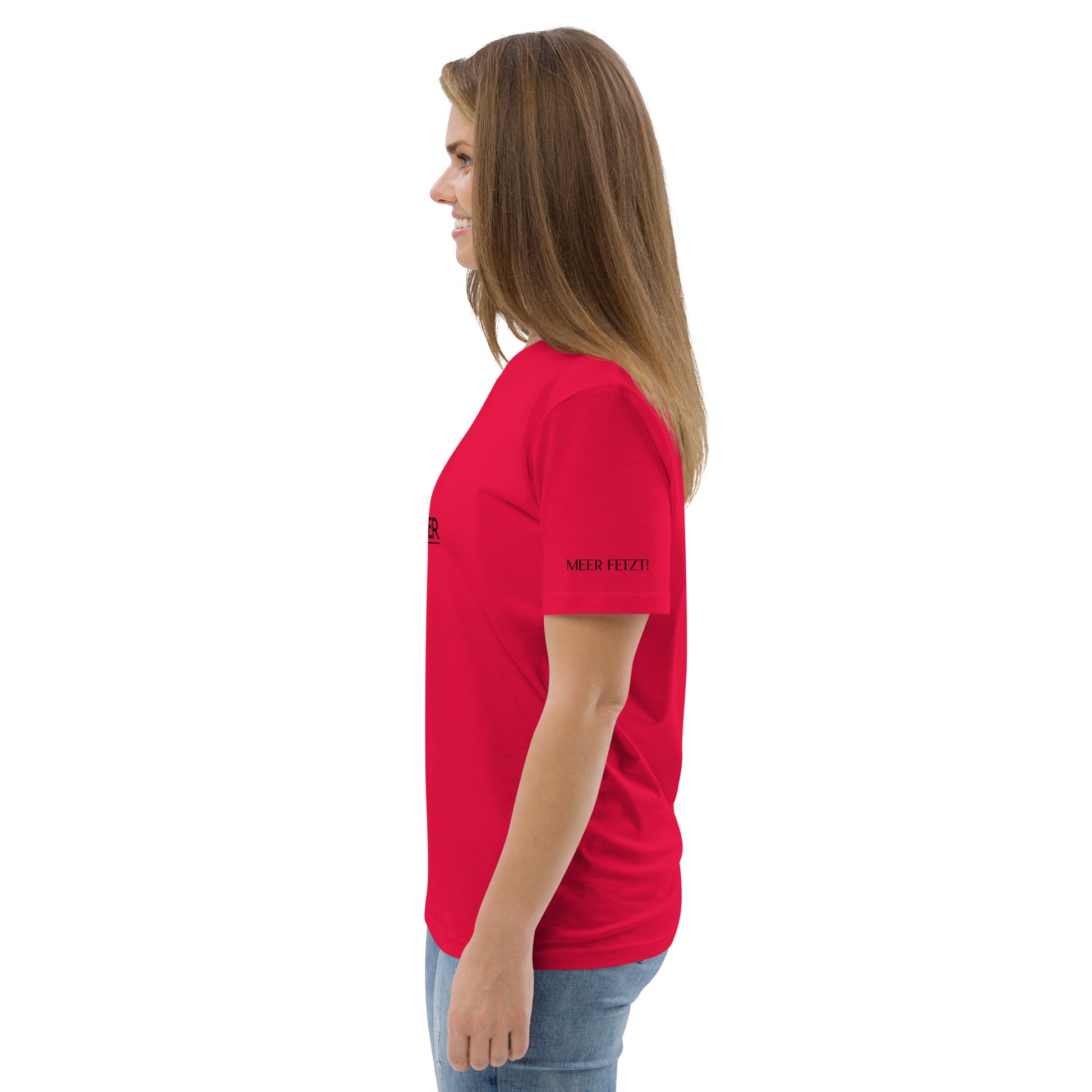 Bio Shirt Berge Meer rot