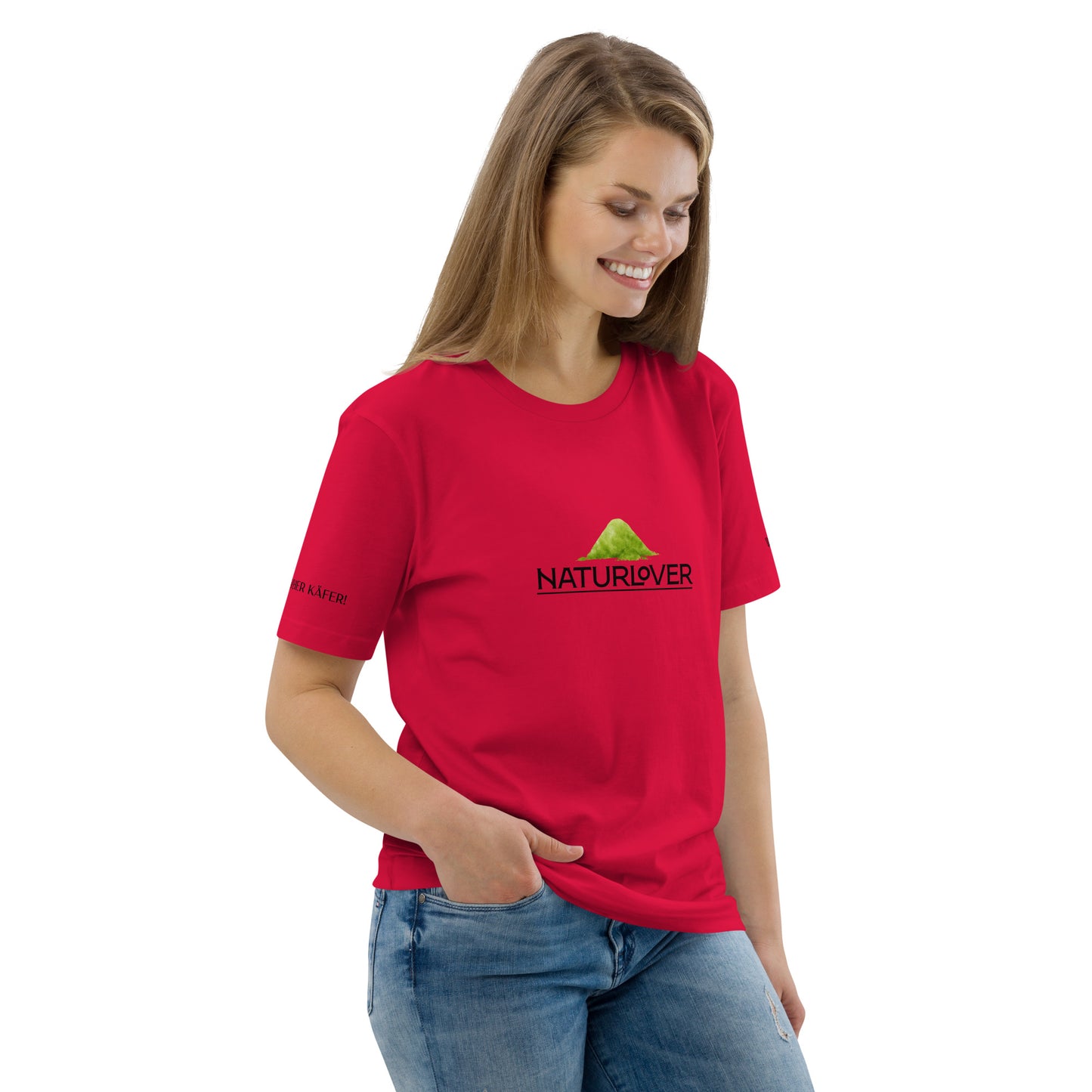 Recycling Shirt  Wald & Käfer rot