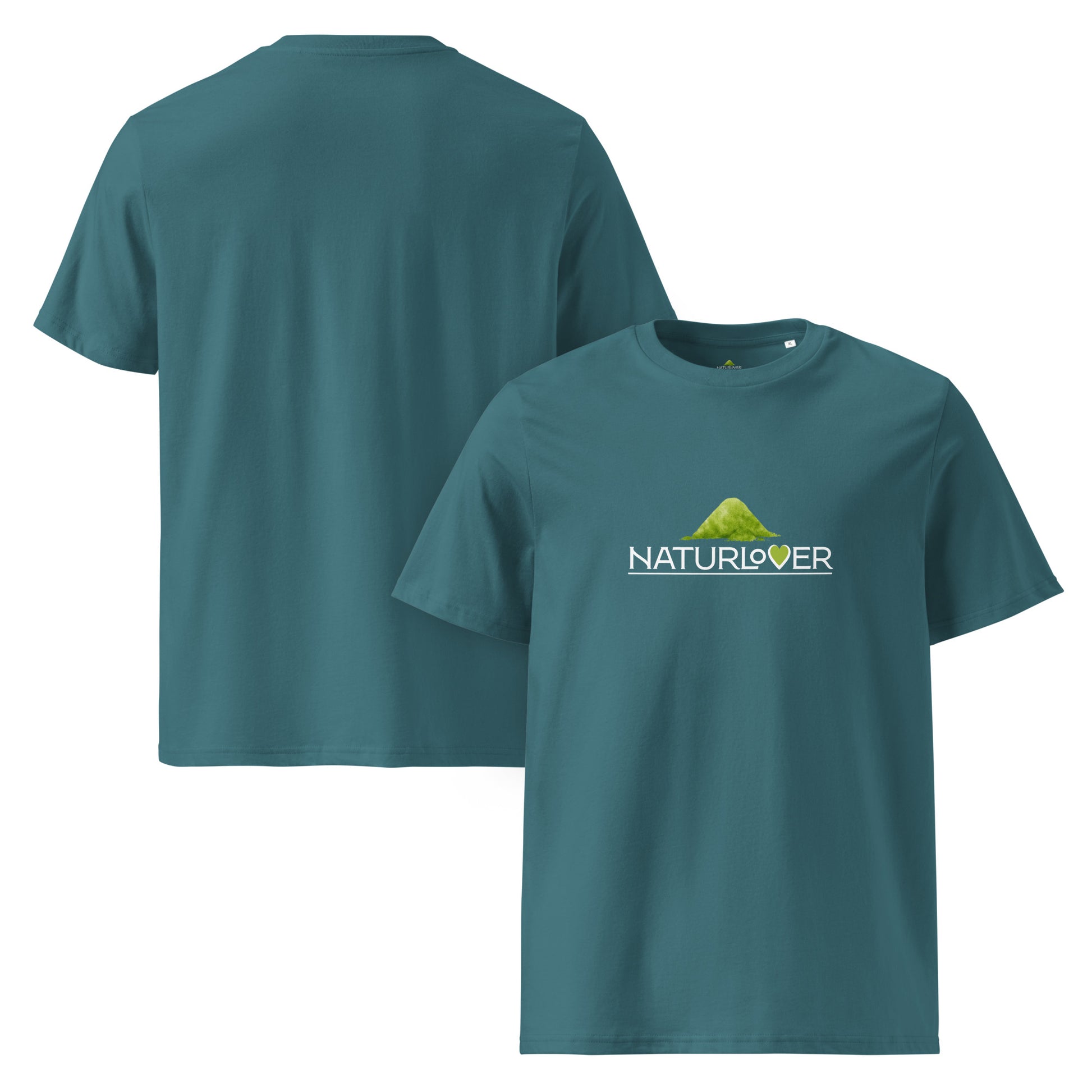 Bio Baumwoll shirt Herz petrol