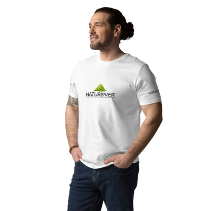 Bio Shirt Berge Meer weiß Männer