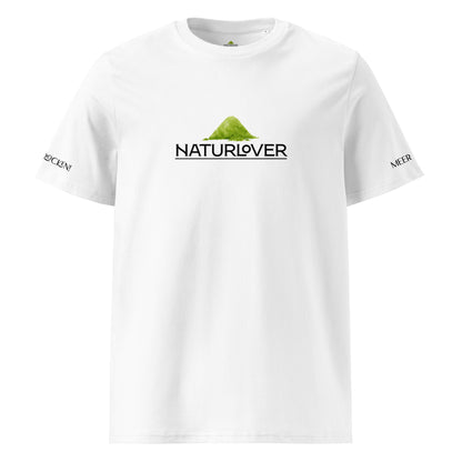 Bio Shirt Berge Meer weiß