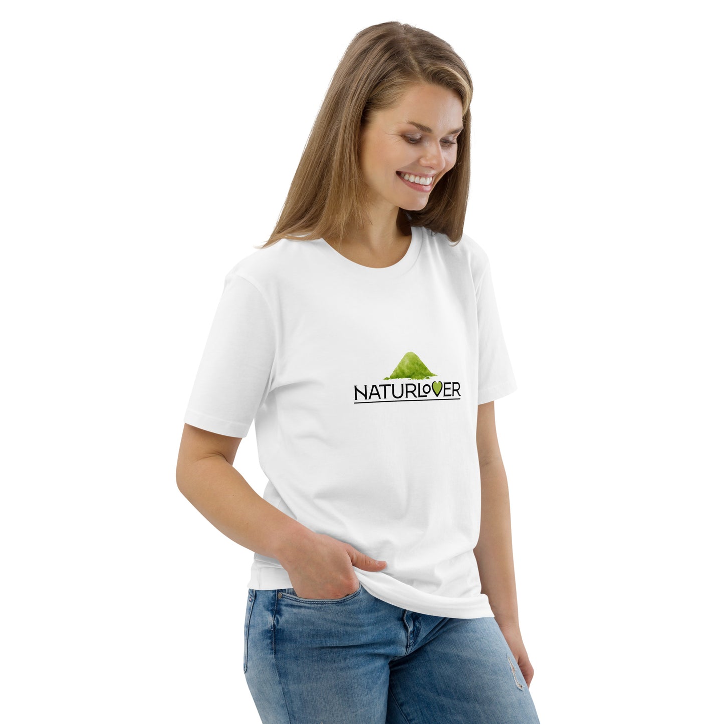 Bio Baumwolle Shirt Naturlover weiß