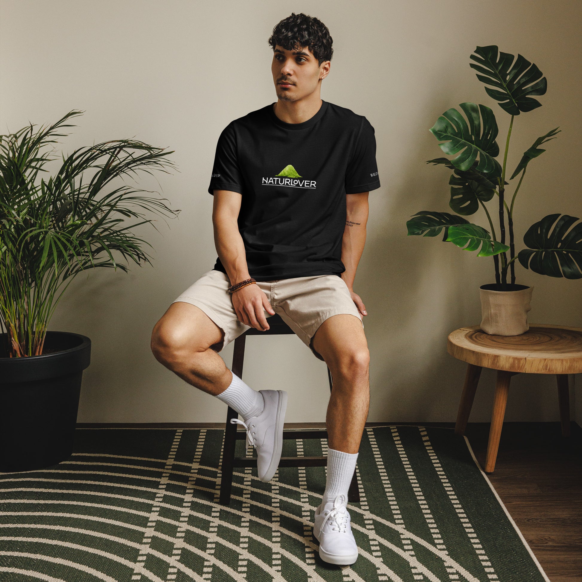 Recycling Shirt Wald Käfer schwarz Männer