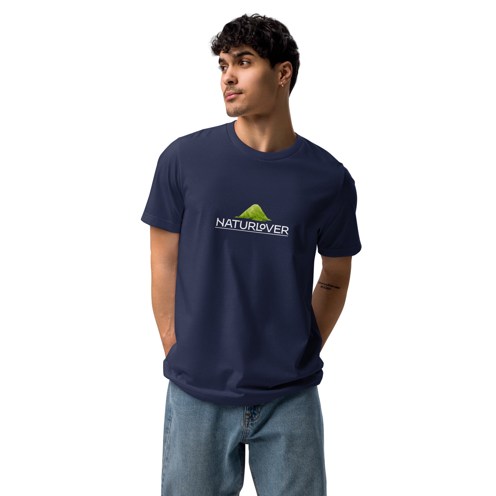 Recycling Shirt blau Männer