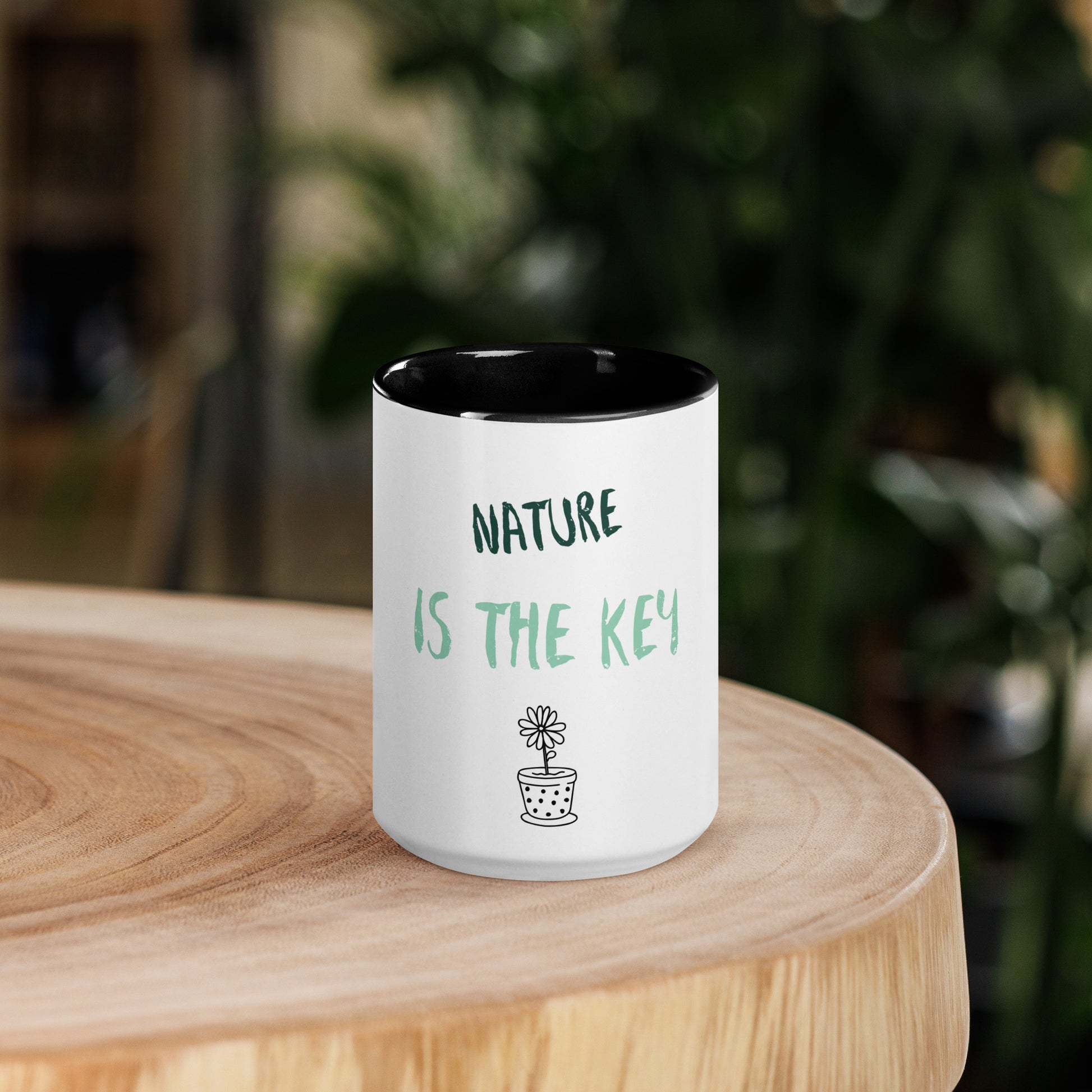 XL Tasse Natur Blümchen