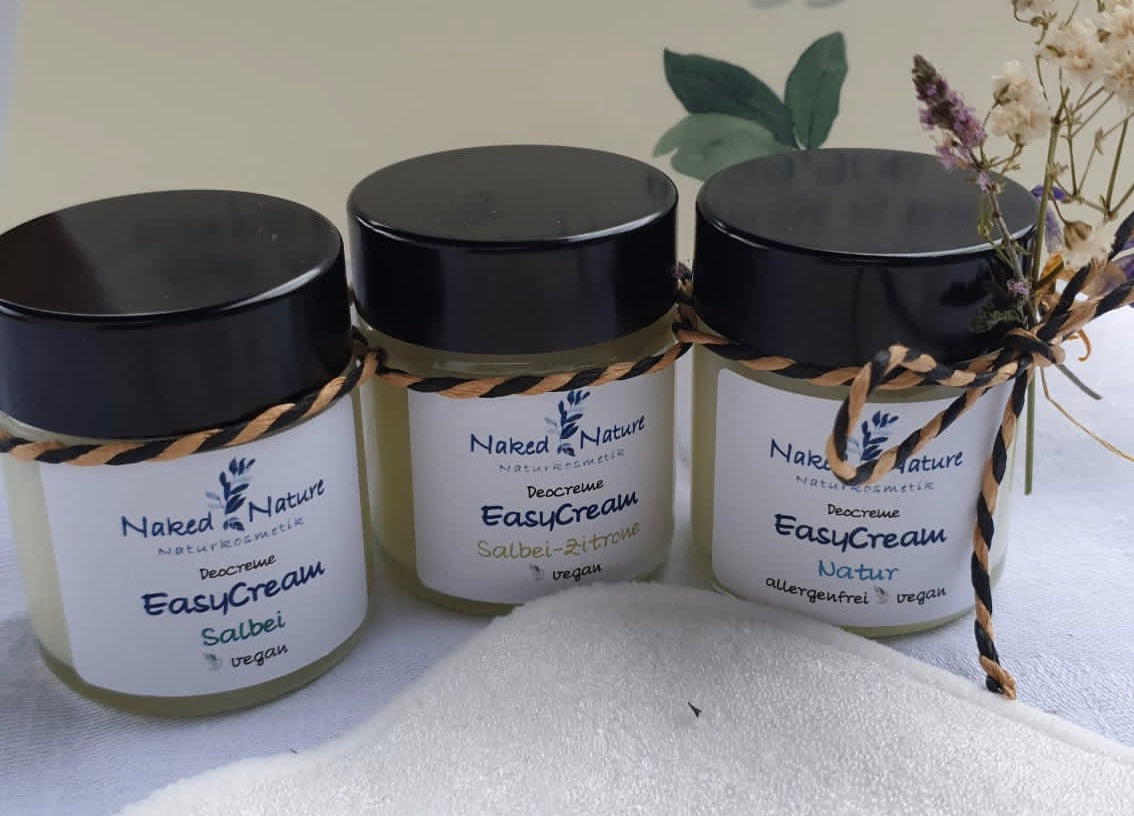 EasyCream 3x30ml, deodorant cream test set